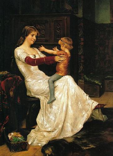 Albert Edelfelt Queen Blanka oil painting image